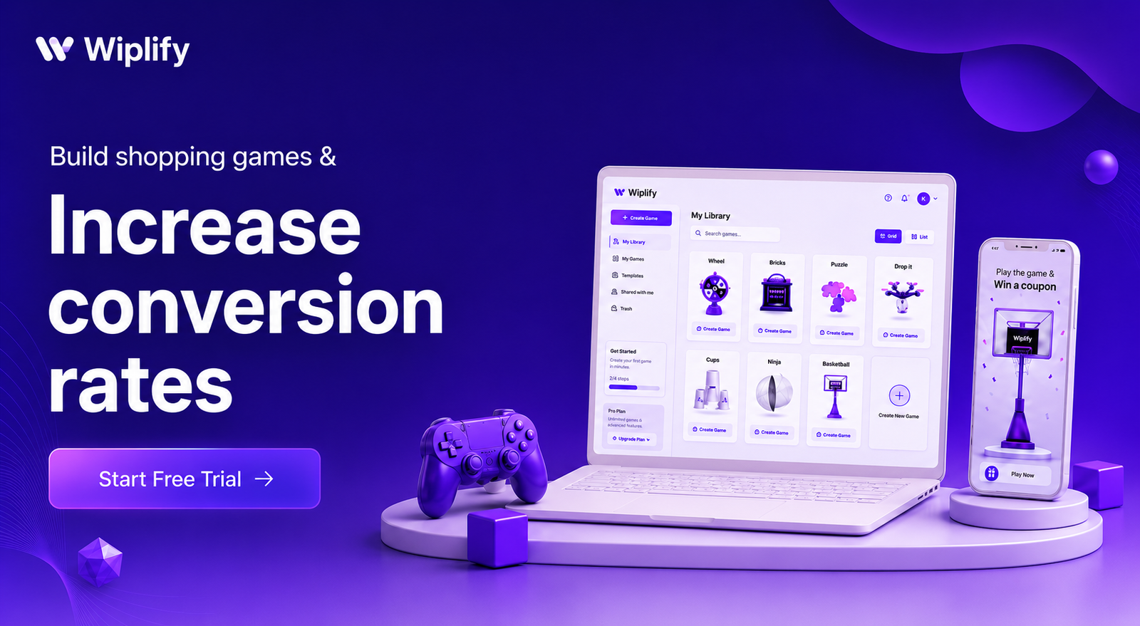 Wiply marketing mockup